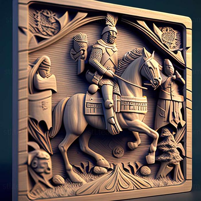 3D модель Средневековая игра Total War Kingdoms (STL)